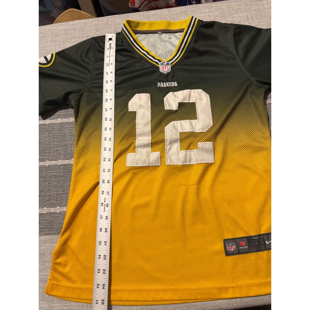 Green Bay Packers Aaron Rodgers 12 Nike On Field Women Jersey women's large